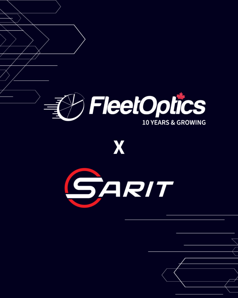 Partnership announcement. FleetOptics and Sarit
