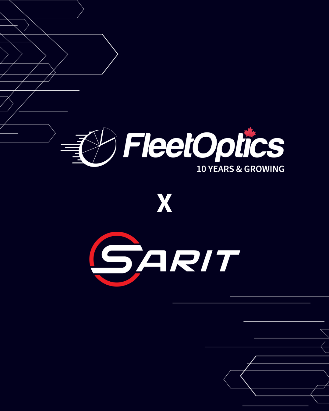 Partnership announcement. FleetOptics and Sarit